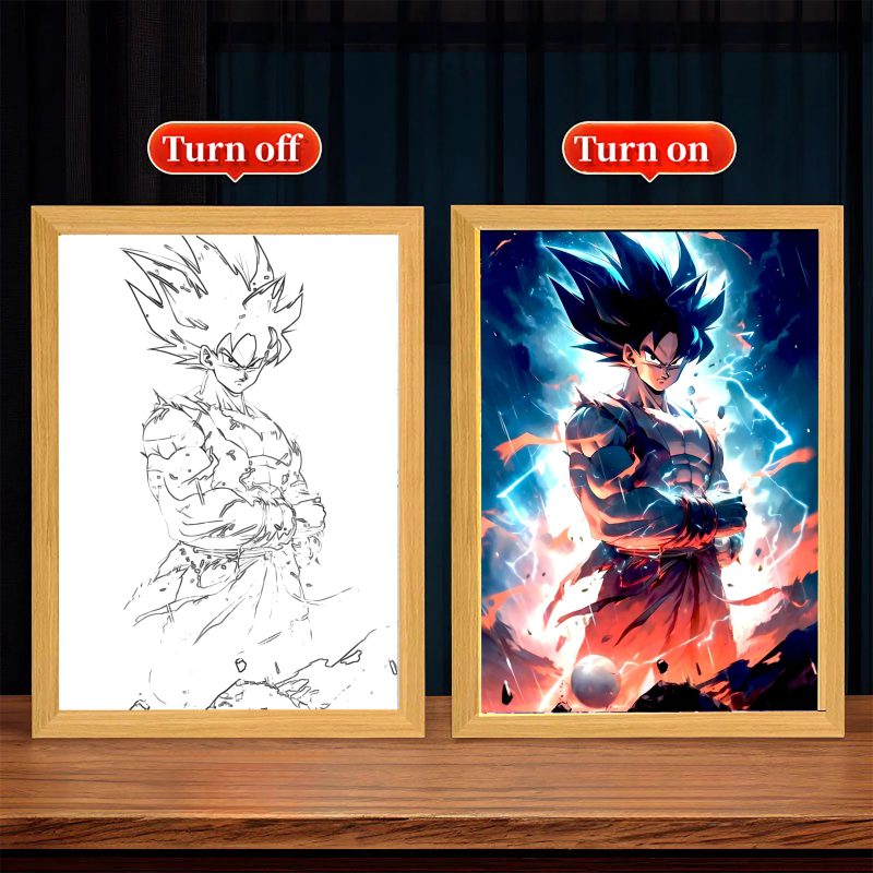 Dragon Ball Light Painting Photo Frame  LED Night Light - Image 16