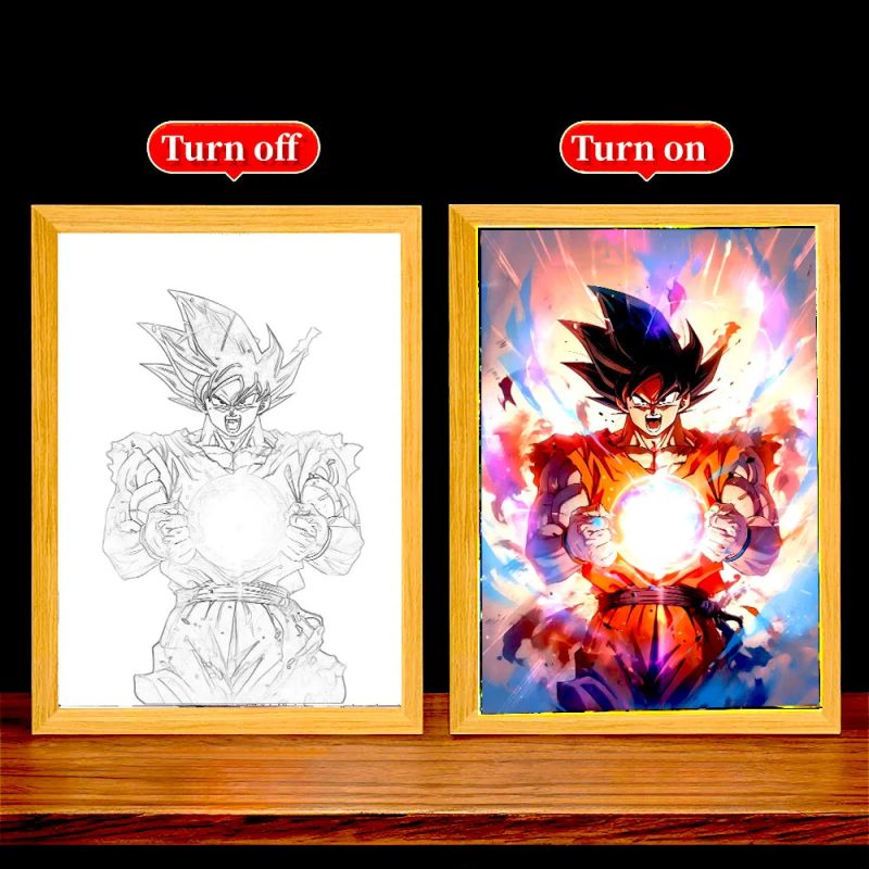 Dragon Ball Light Painting Photo Frame  LED Night Light - Image 15