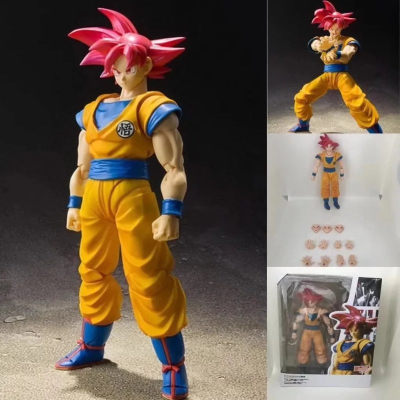 Bandai 16cm SHF Goku Black Super Saiyan Action Figure - Image 6