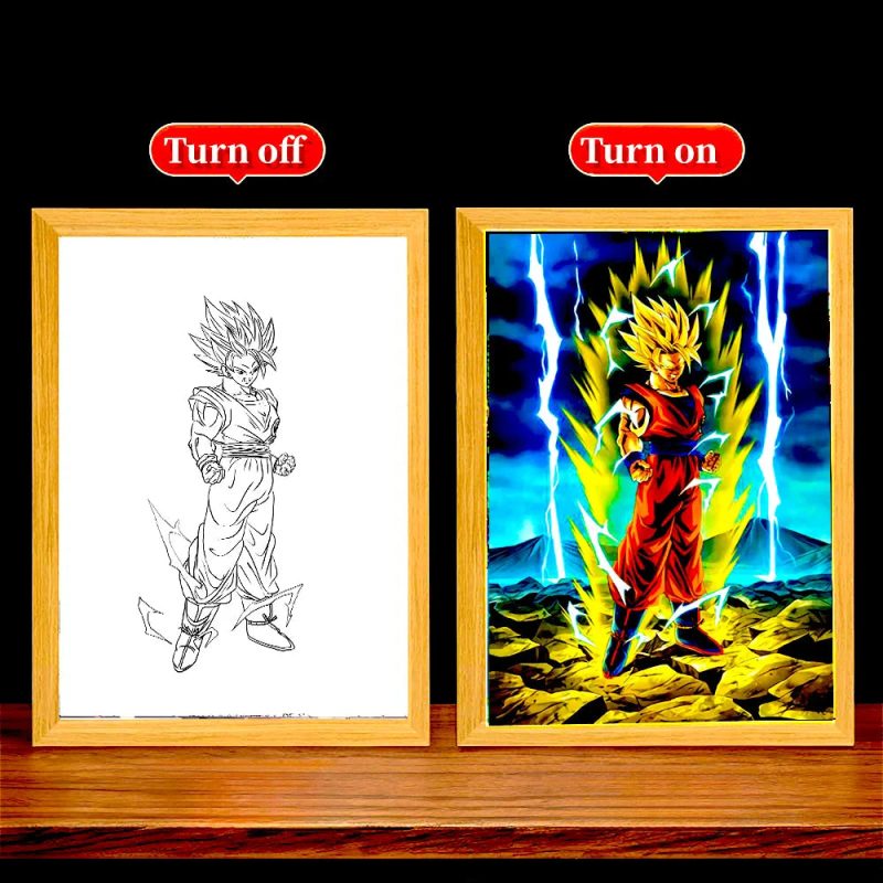 Dragon Ball Light Painting Photo Frame  LED Night Light - Image 14