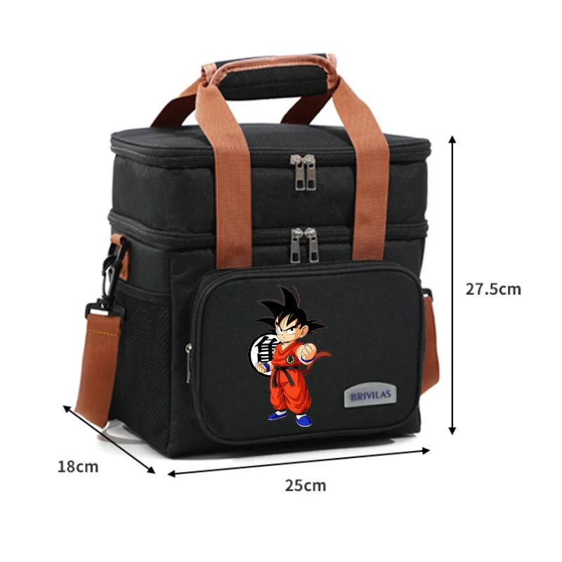 Dragon Ball Lunch Bags Boys Girls Cartoon Anime Figures Lunch Box - Image 2
